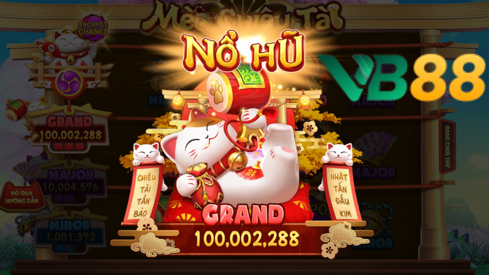 Giới thiệu chung về game nổ hũ VB88